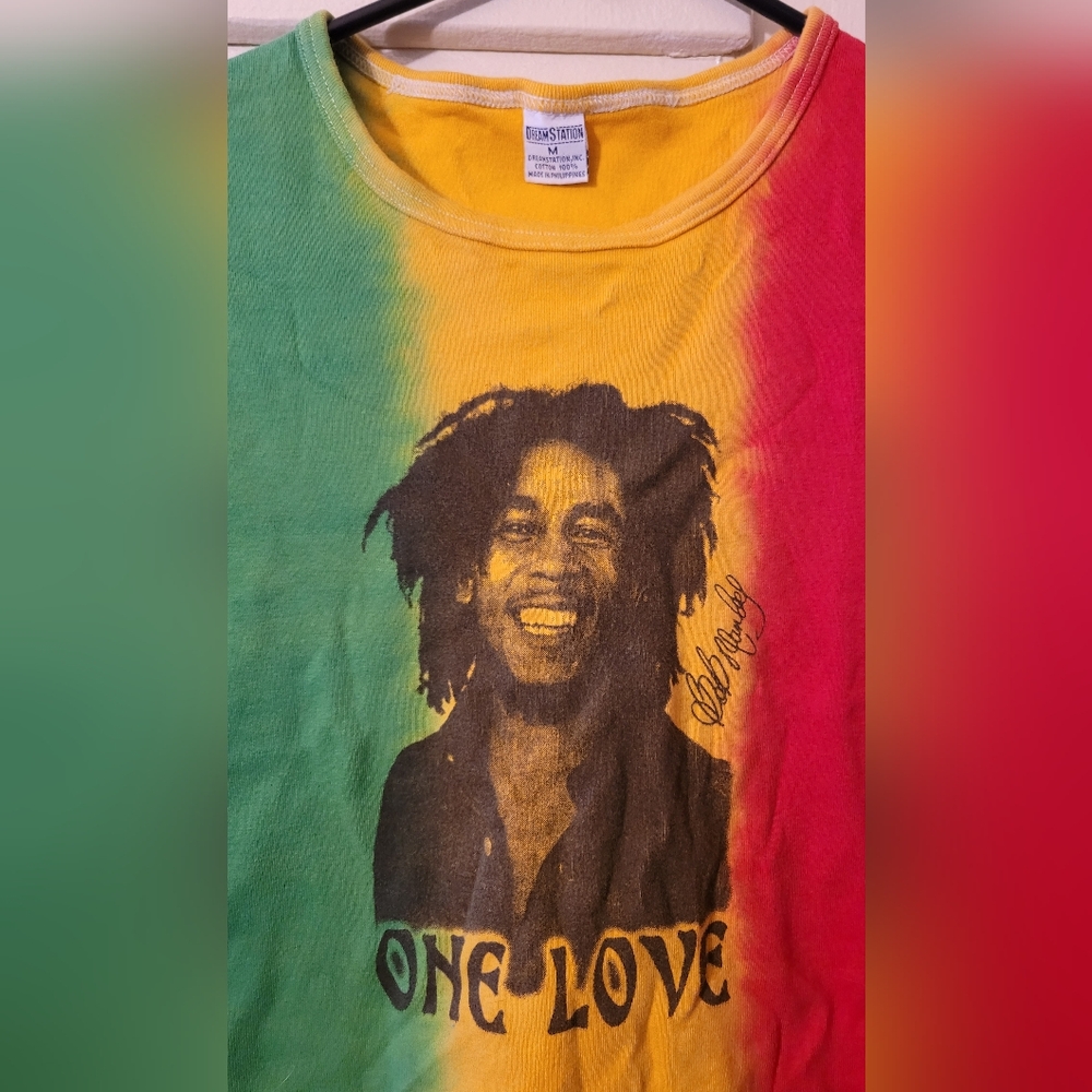 Bob Marley One Love Rasta shirt - Picture 4 of 4